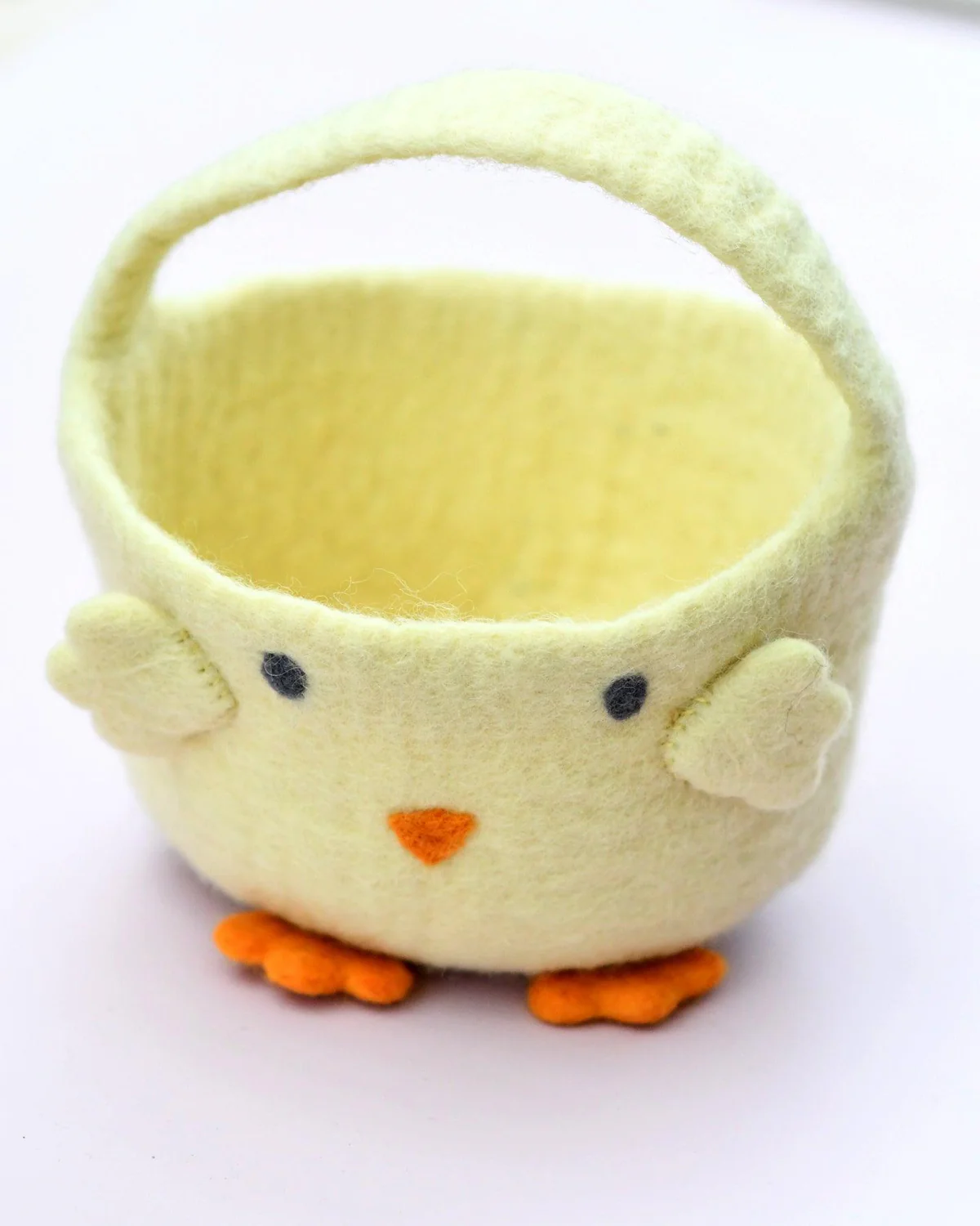 Easter Yellow Chick Egg Hunt Basket