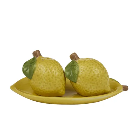 Limone Ceramic Salt & Pepper Set