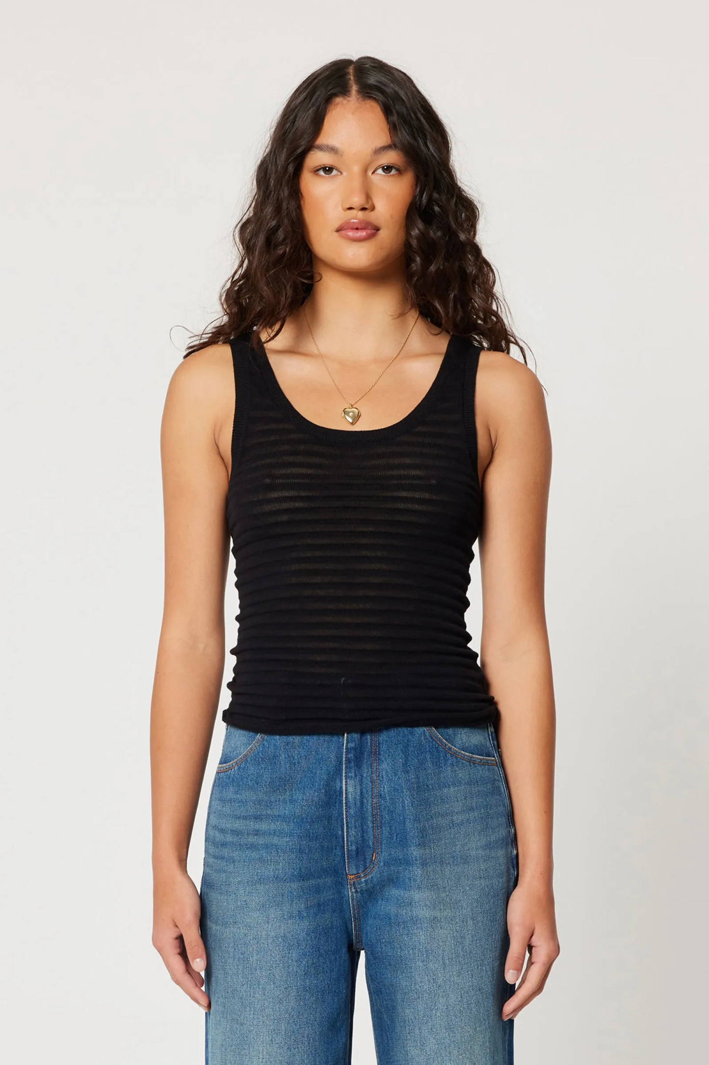 Toni Tank Edgar Knit - Black