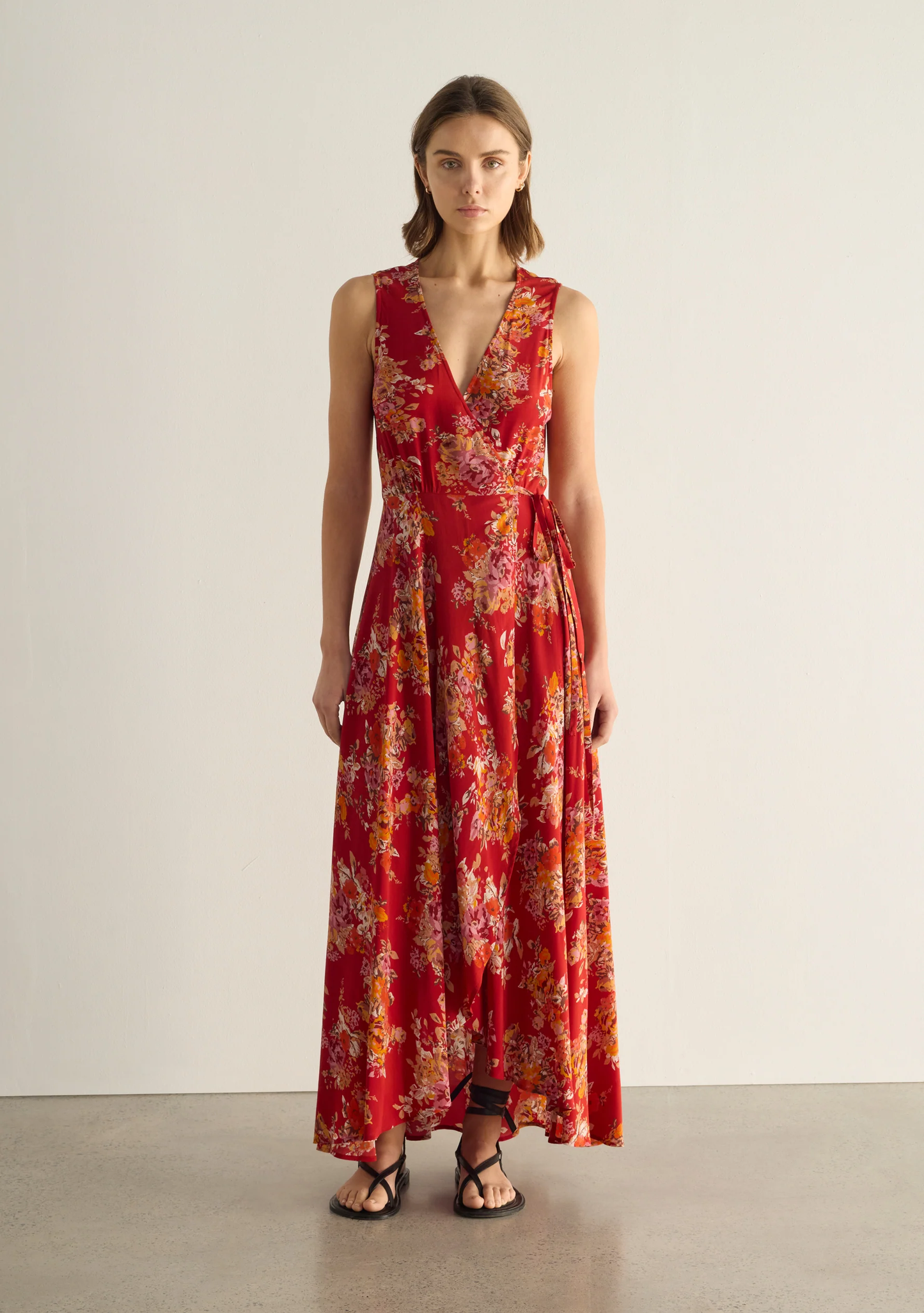 Frida Wrap Maxi Dress