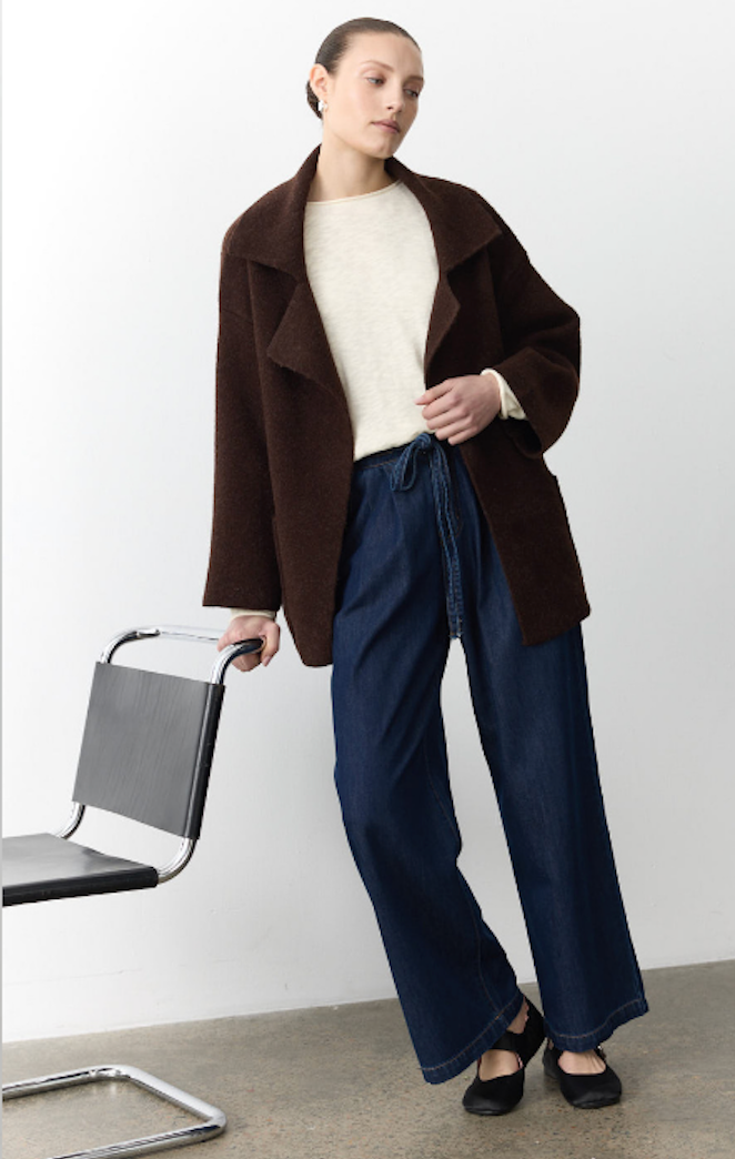 Mahalia Coat in Chocolate