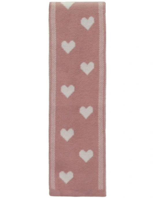 Ella Mini Scarf - Pink Hearts