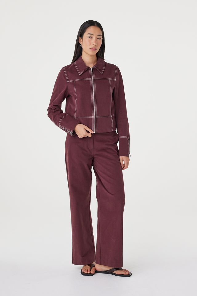 Benny Jacket - Merlot