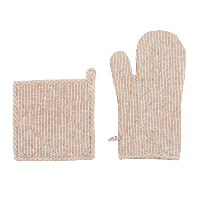 Neve Cotton Oven Glove and Mitt Set