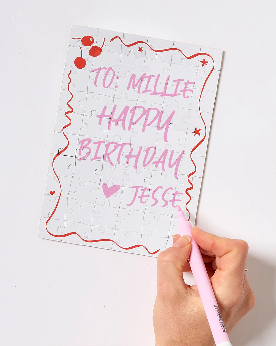 Greeting Card Puzzle - Sweet Birthday