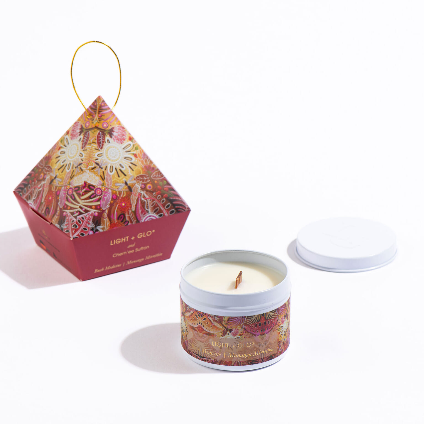 Travel Tin Candle - Chern'ee Sutton - Bush Medicine Bauble Limited Edition