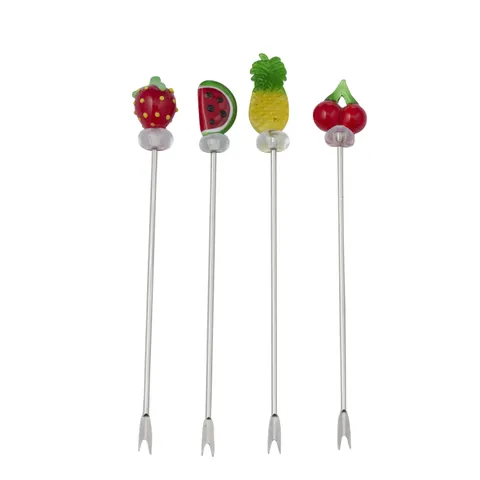 Tropic Glass and Metal Picks - Set of 4