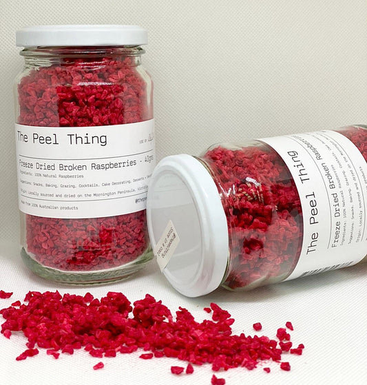 Freeze Dried Raspberries Broken 40gm