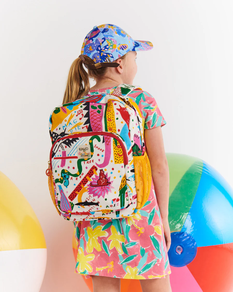 Kip & Co X Ken Done Critter Party Backpack