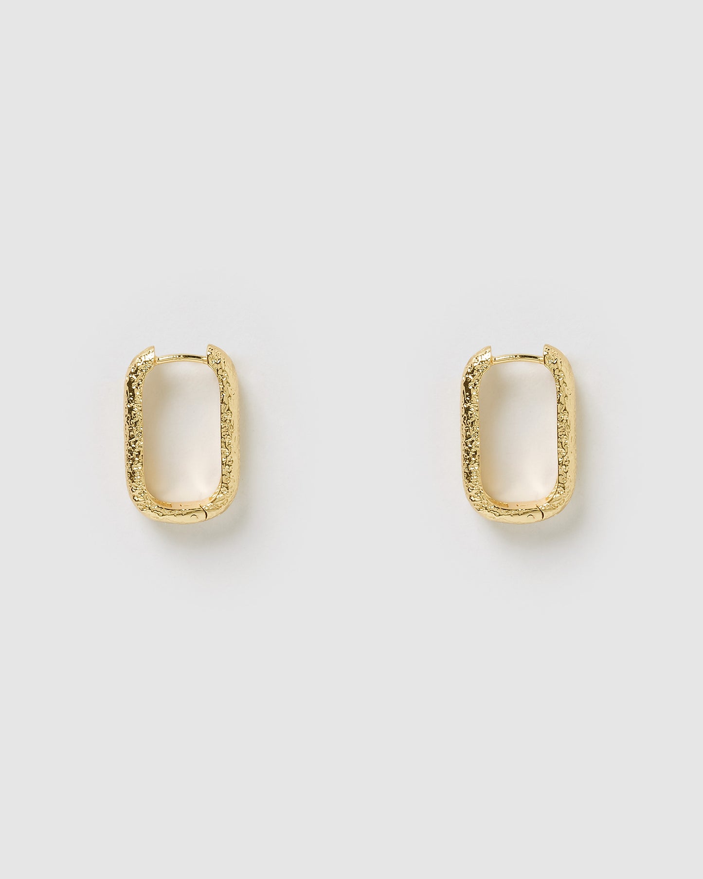 Farrah Gold Link Hoop Earrings