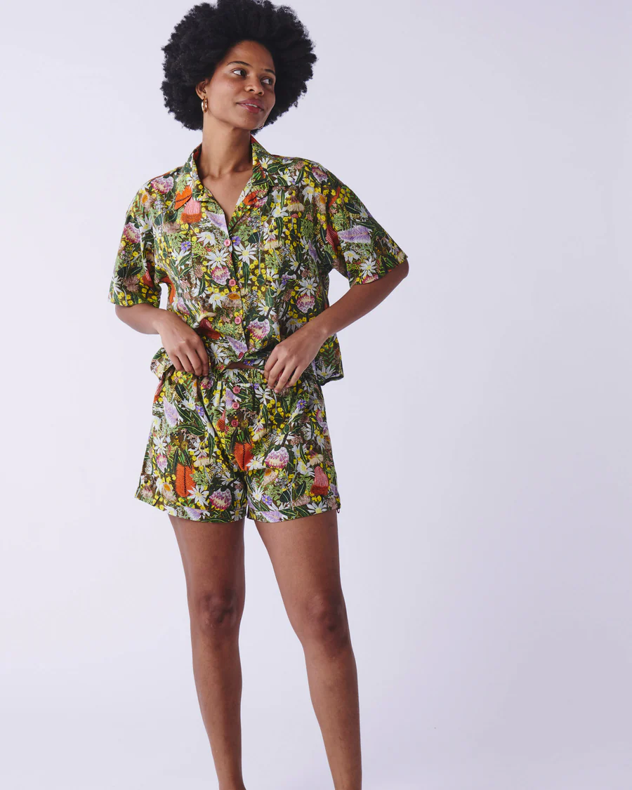 Pyjama Set - Organic Cotton Short Sleeve - Native Plantation