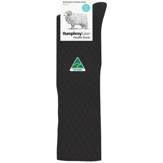 Quilted Over the Knee Fine Merino Wool Ladies Health Sock® - Various Colours