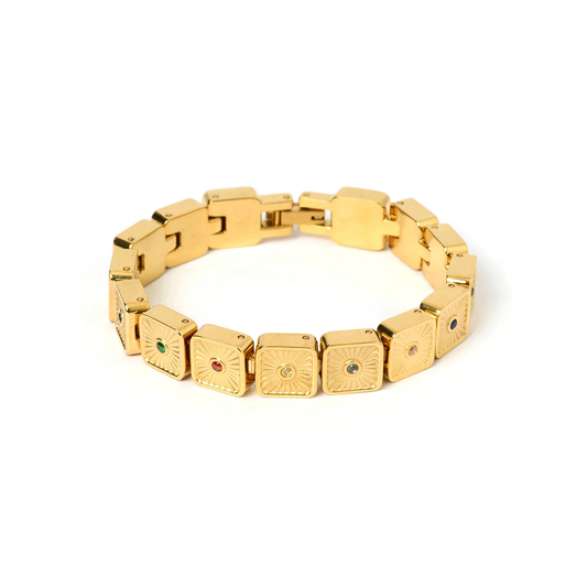 Jasper Gold Bracelet - Two sizes