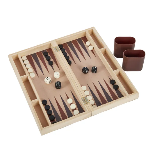 Backgammon Game - Wood Play Board