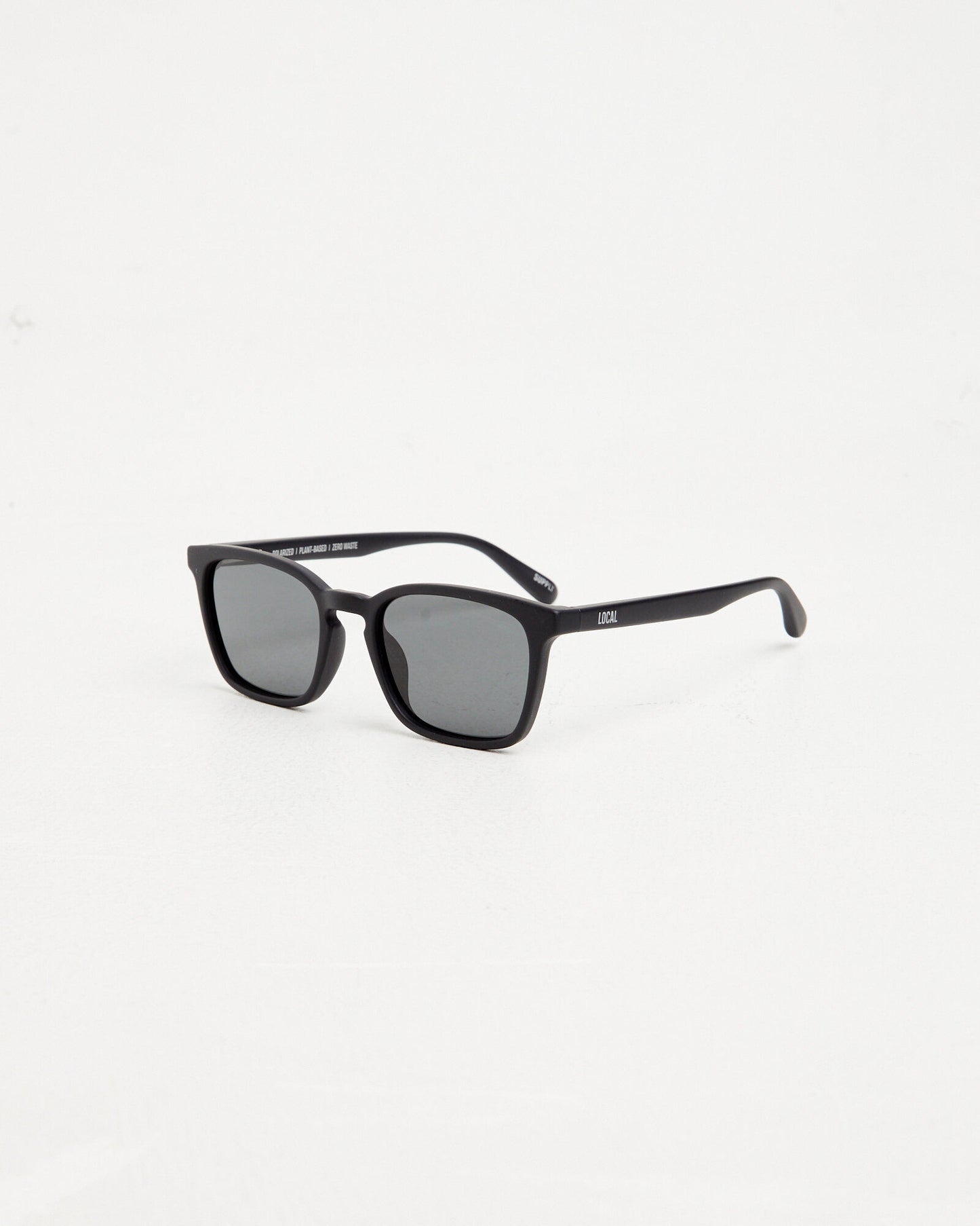 CHKG Polarised Sunglasses - Matte Black Dark Grey