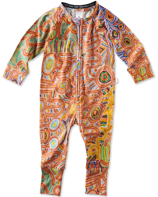 Ngayuku Ngura Organic Long Sleeve Romper