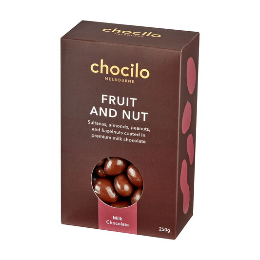 Fruit & Nut in Milk Chocolate Gift Box - 250g