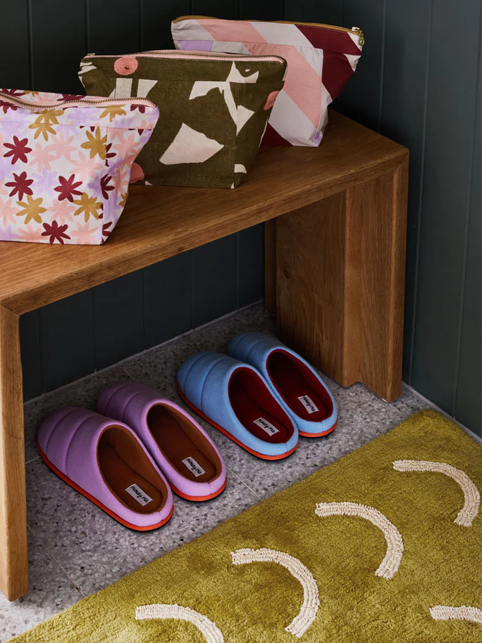 Olive Poppy Cosmetic Case