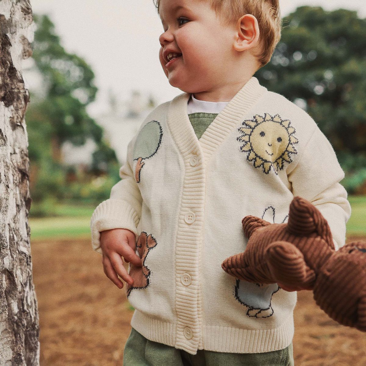Miffy Knit Cardigan - Pristine