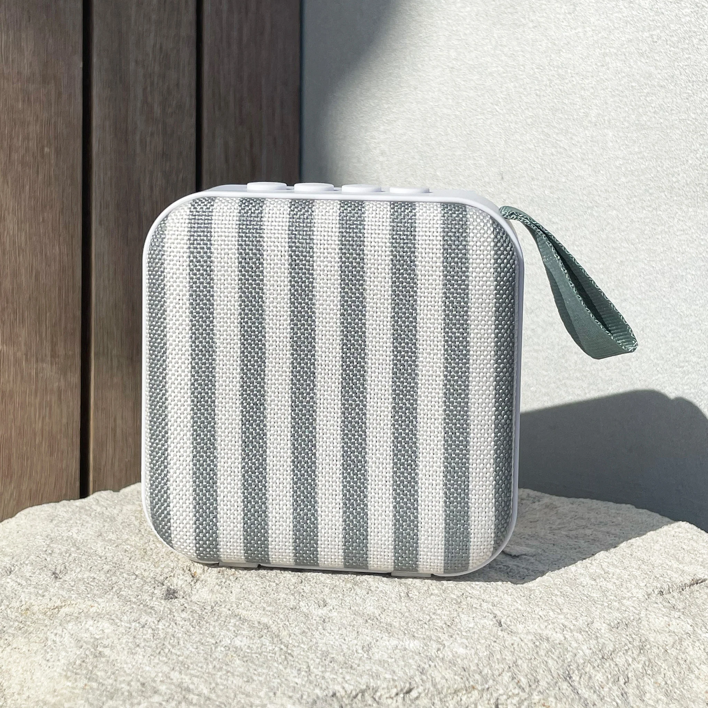 Portable Travel Speaker - Olive Stripe