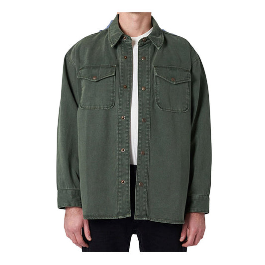 Trade Drill Shacket - Army Green