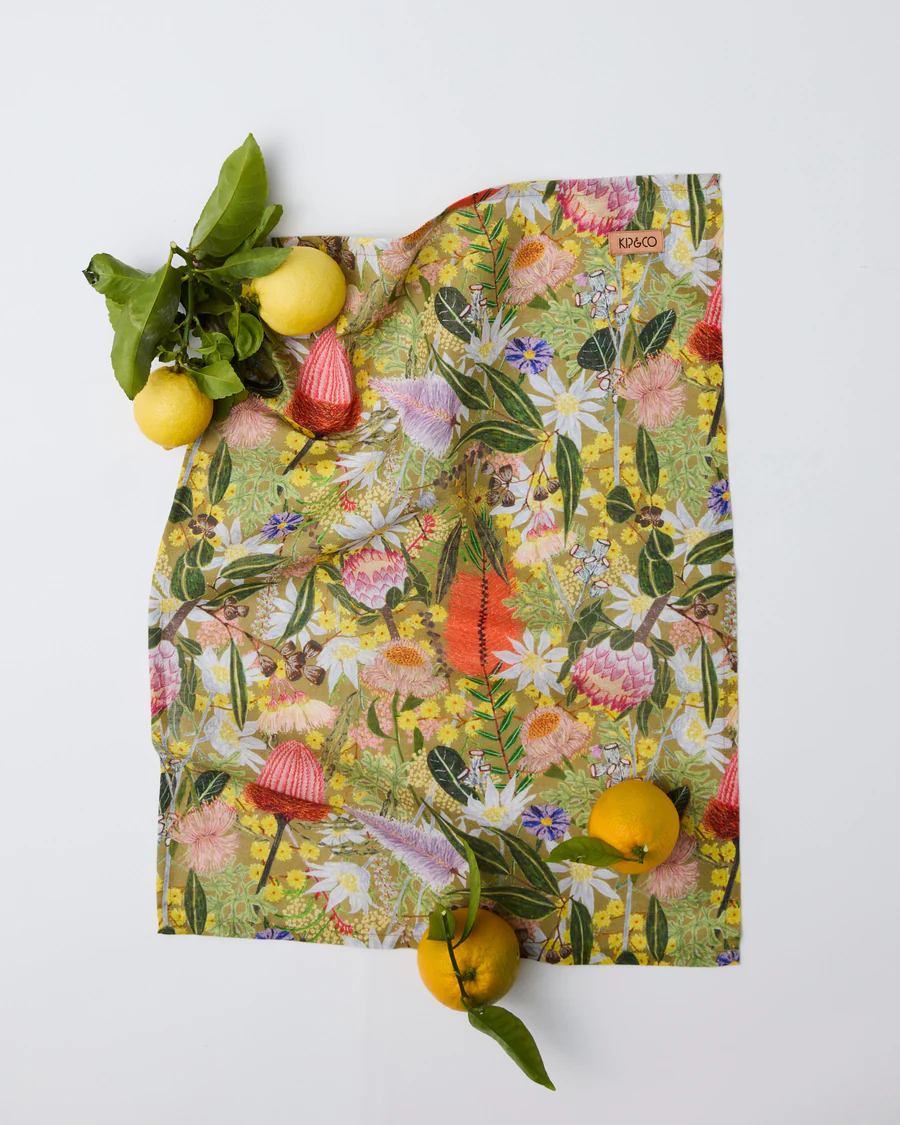Native Plantation Tea Towel