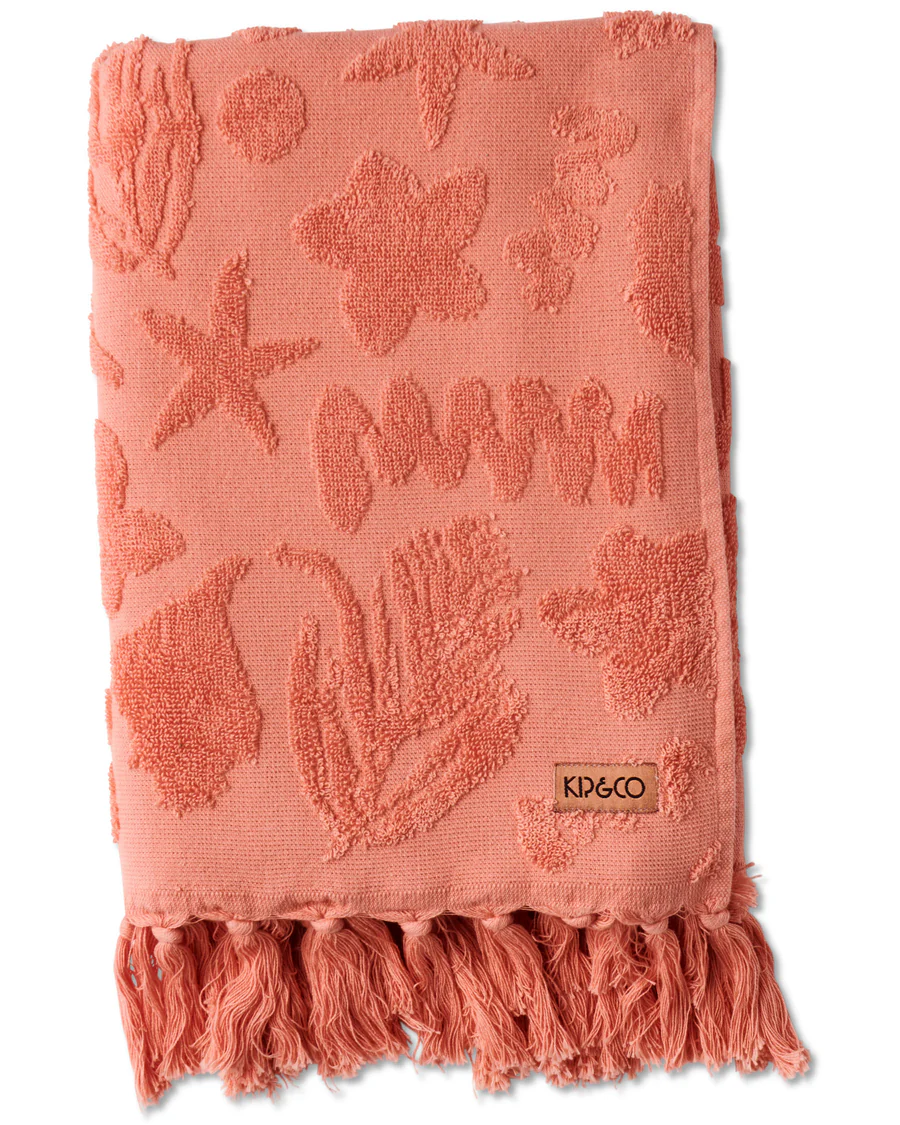 Bath Towel - Peach Rock Pool