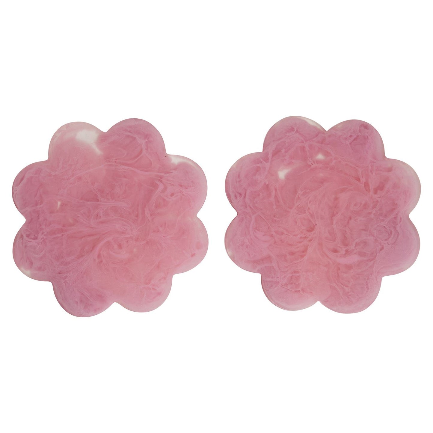 Cecilia Coasters Set of 2 - Fuchsia