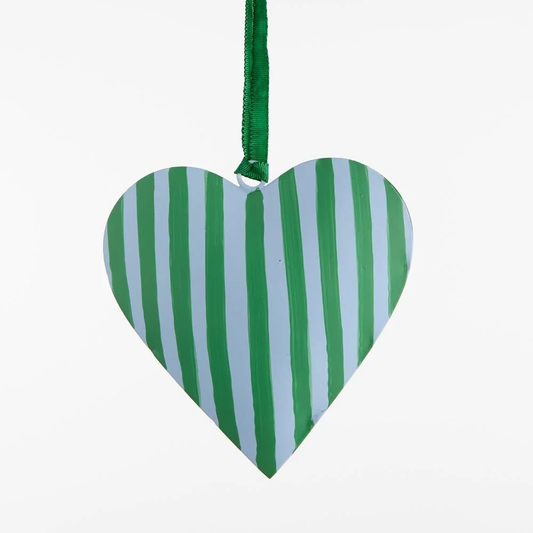 La Dolce Vita Heart Christmas Decoration - Green