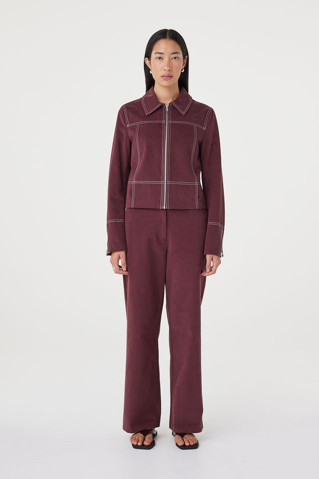 Benny Jacket - Merlot