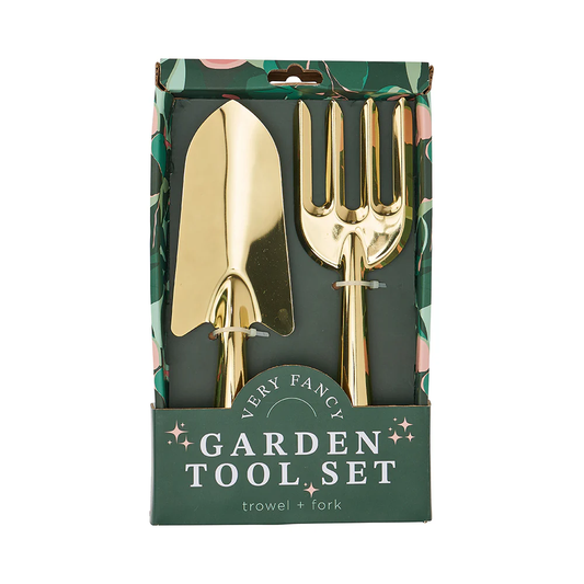 Fancy Garden Tool Set in Gold