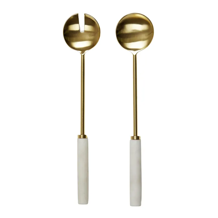 Eli Marble Salad Servers