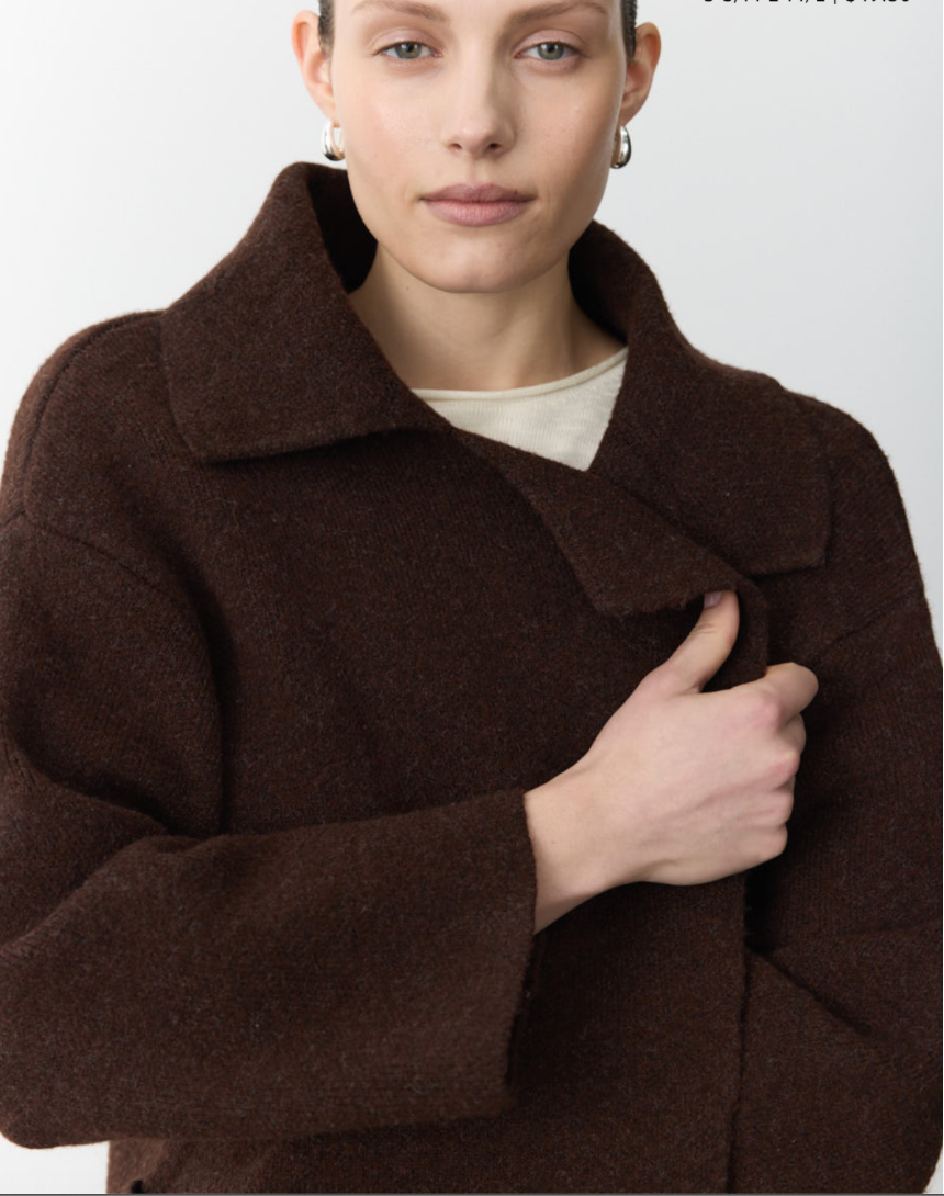 Mahalia Coat in Chocolate
