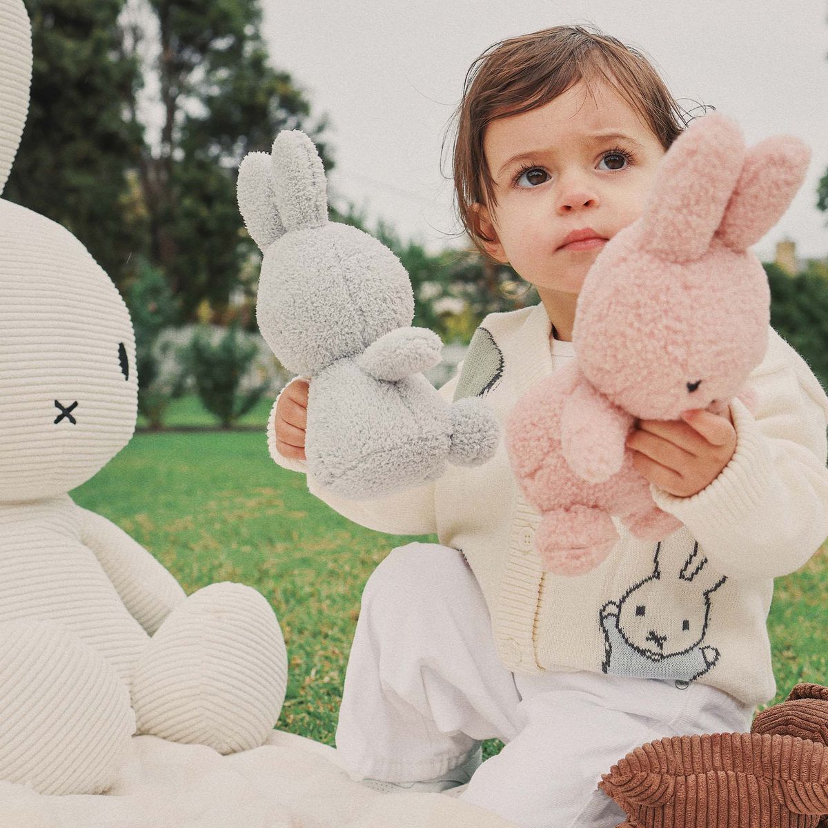 Miffy Knit Cardigan - Pristine