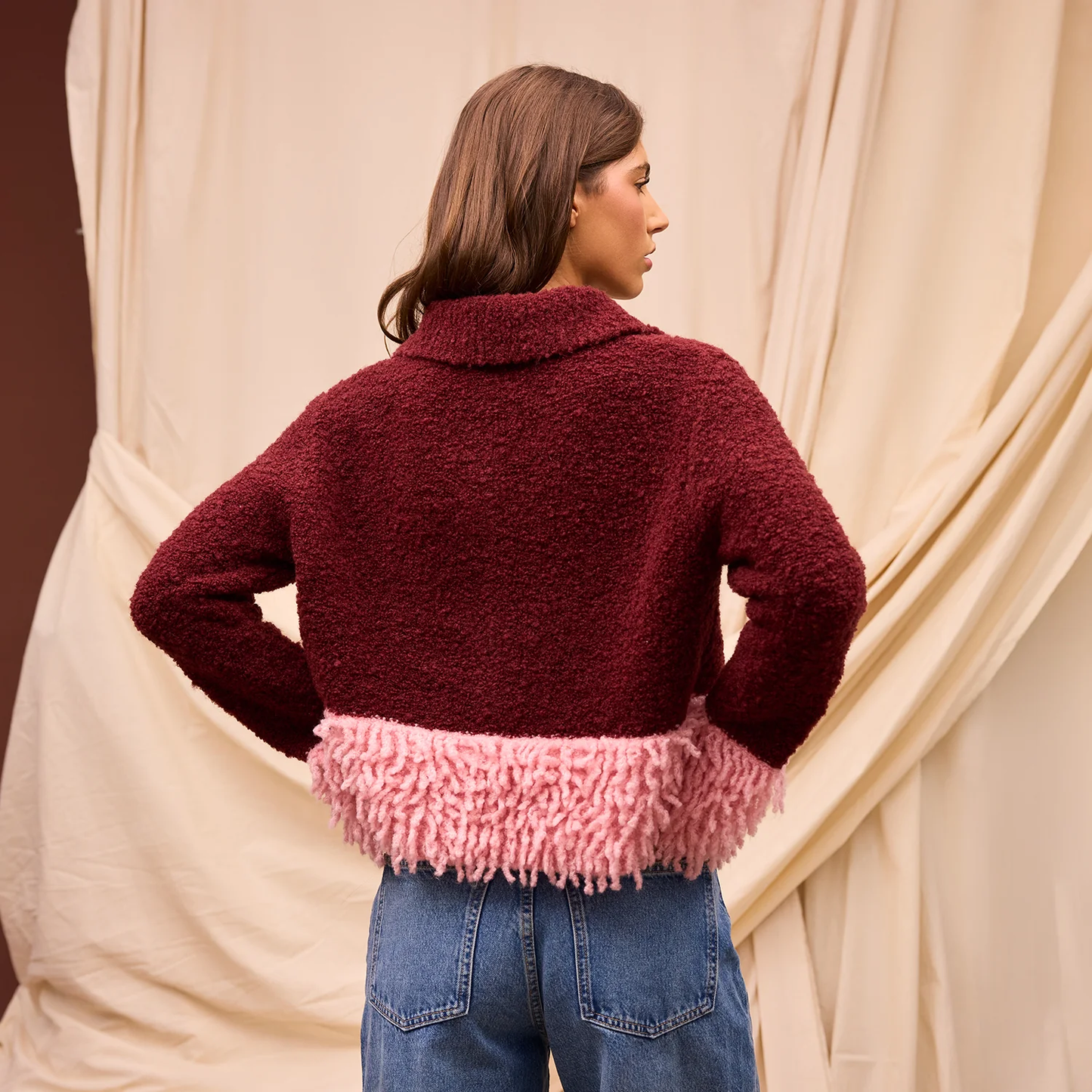 Thalia Cardigan - Rosewood