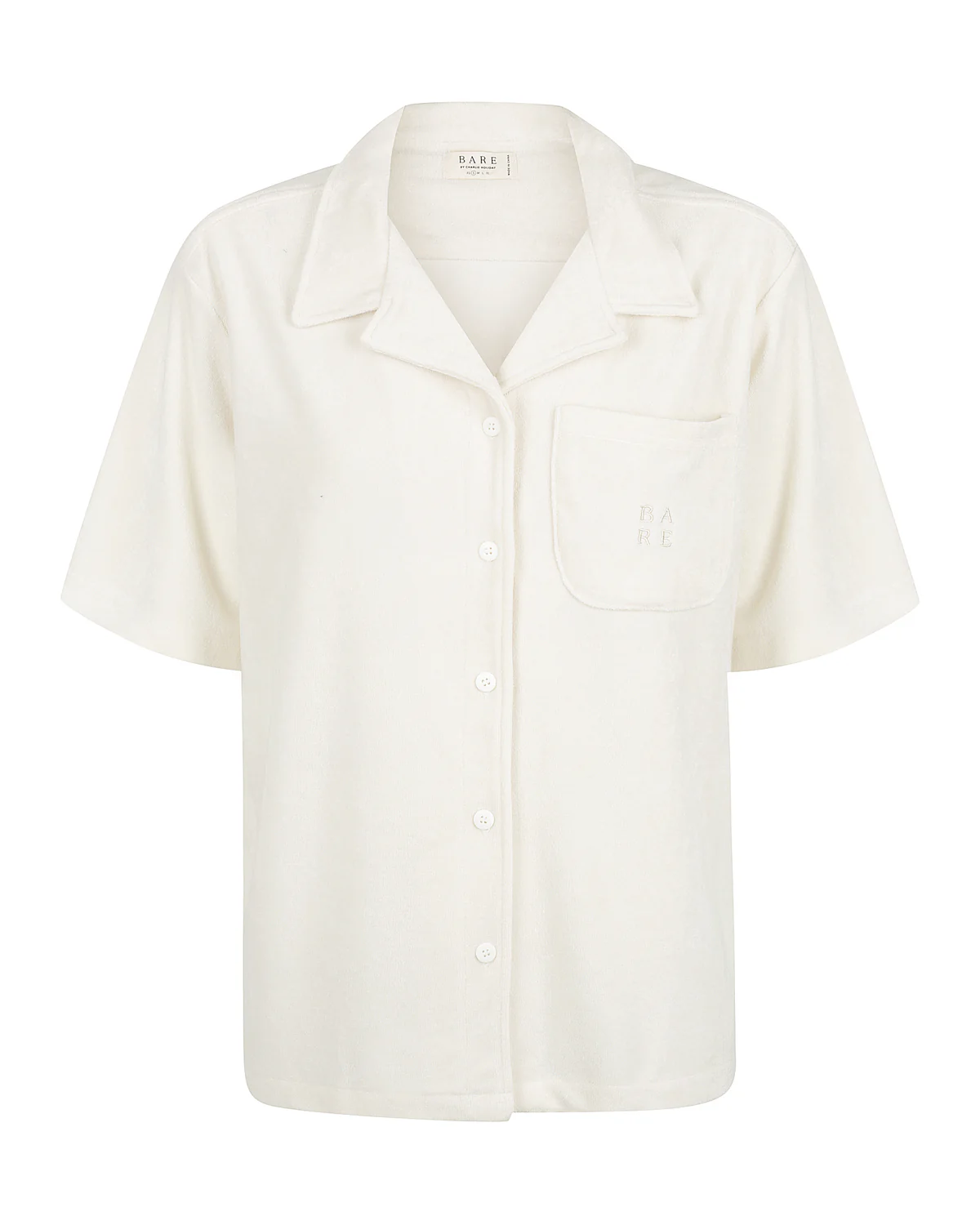 The Terry Towelling Shirt - Coconut