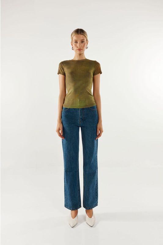 Tammy Baby Tee - Forest Mist