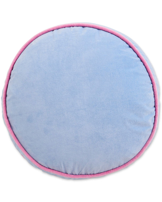 Bay Blue Velvet Pea Cushion