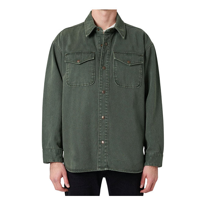 Trade Drill Shacket - Army Green