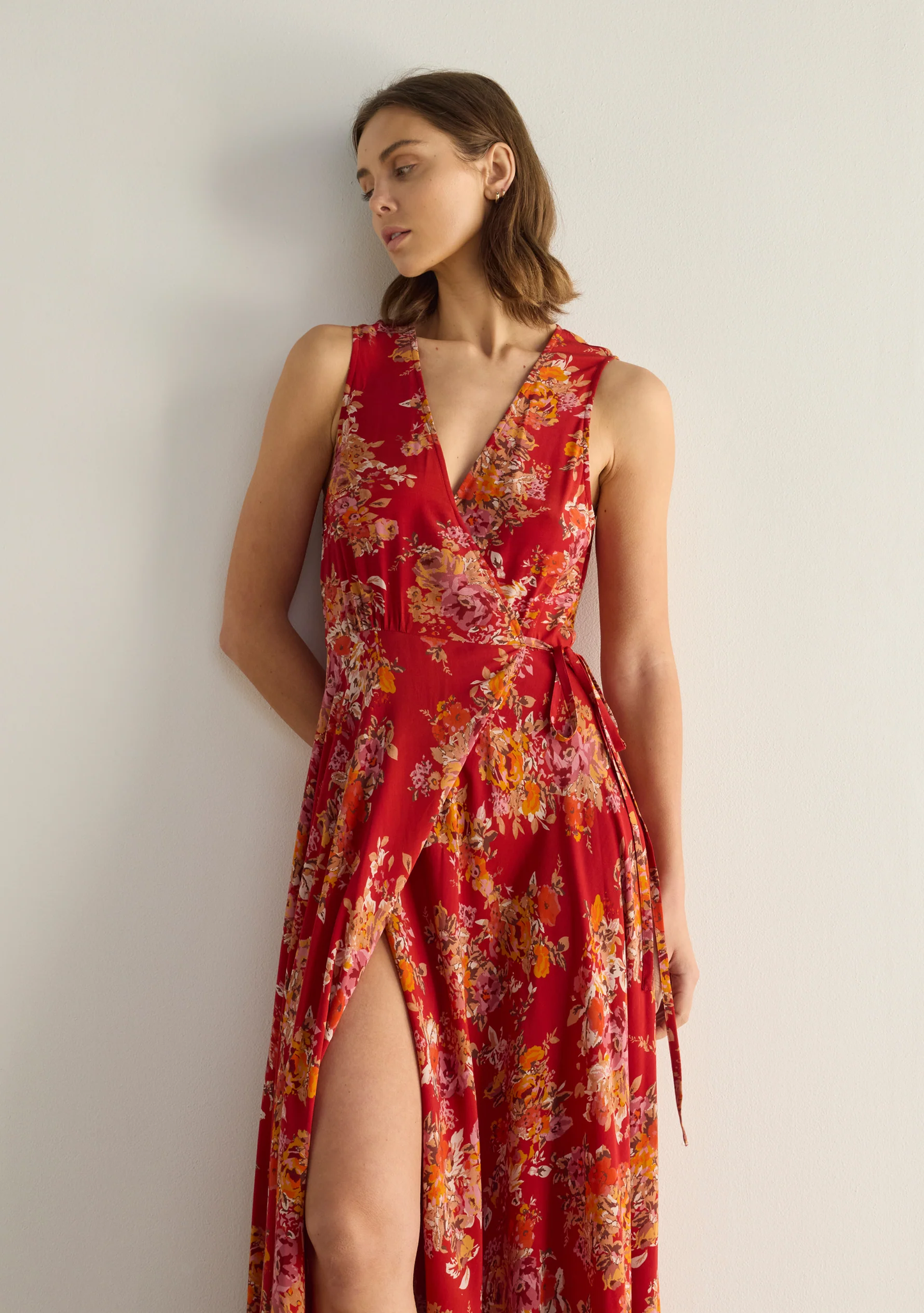 Frida Wrap Maxi Dress