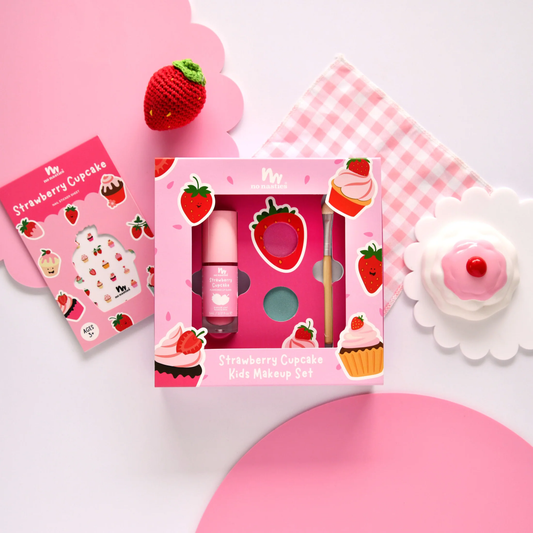 Strawberry Cupcake Natural Makeup - Gift Set