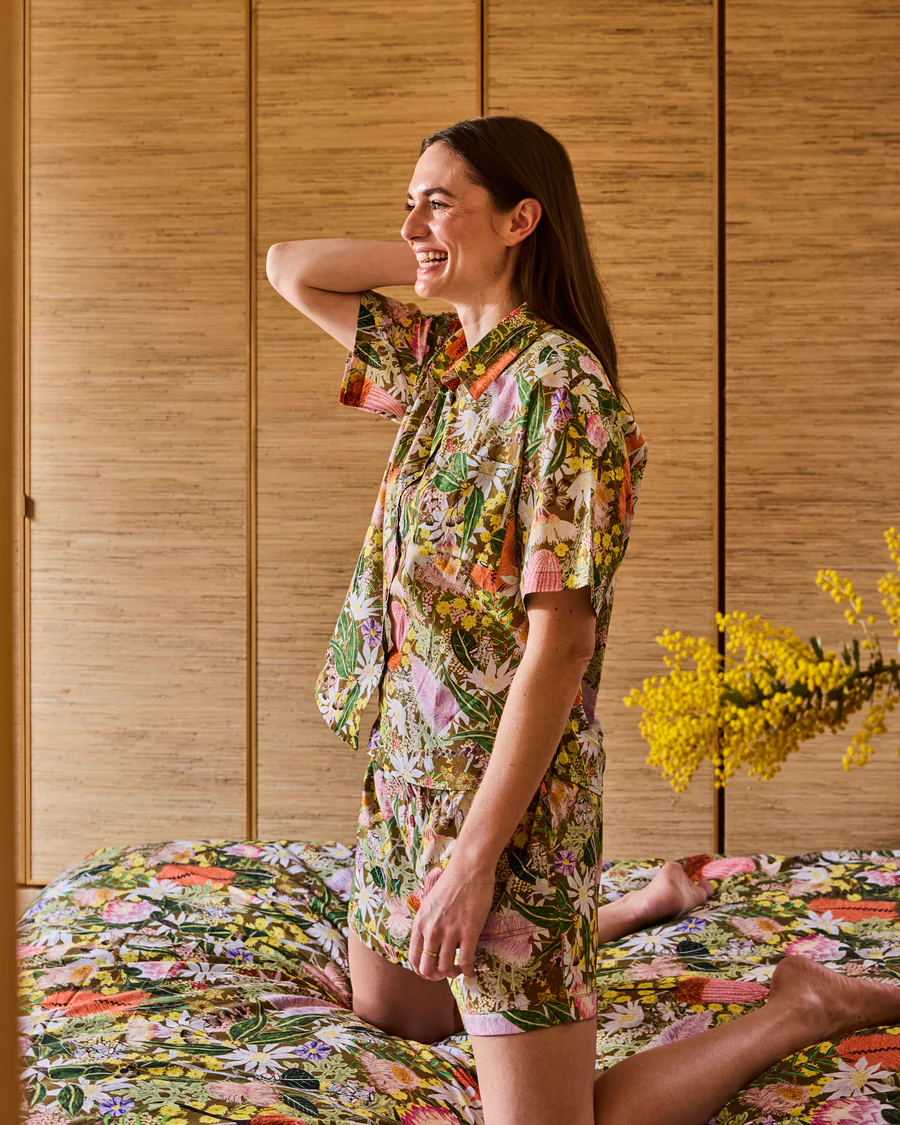 Pyjama Set - Organic Cotton Short Sleeve - Native Plantation