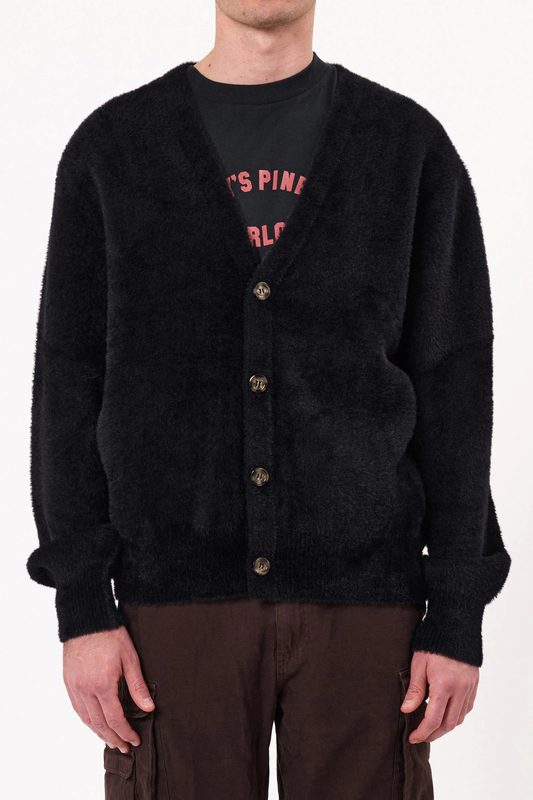 Shag Cardigan - Black