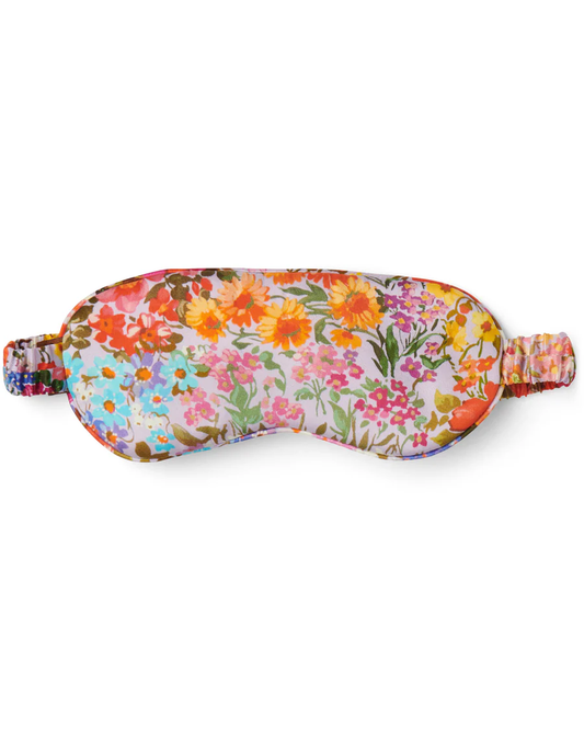 Silk Eye Mask - Forever Floral Lilac