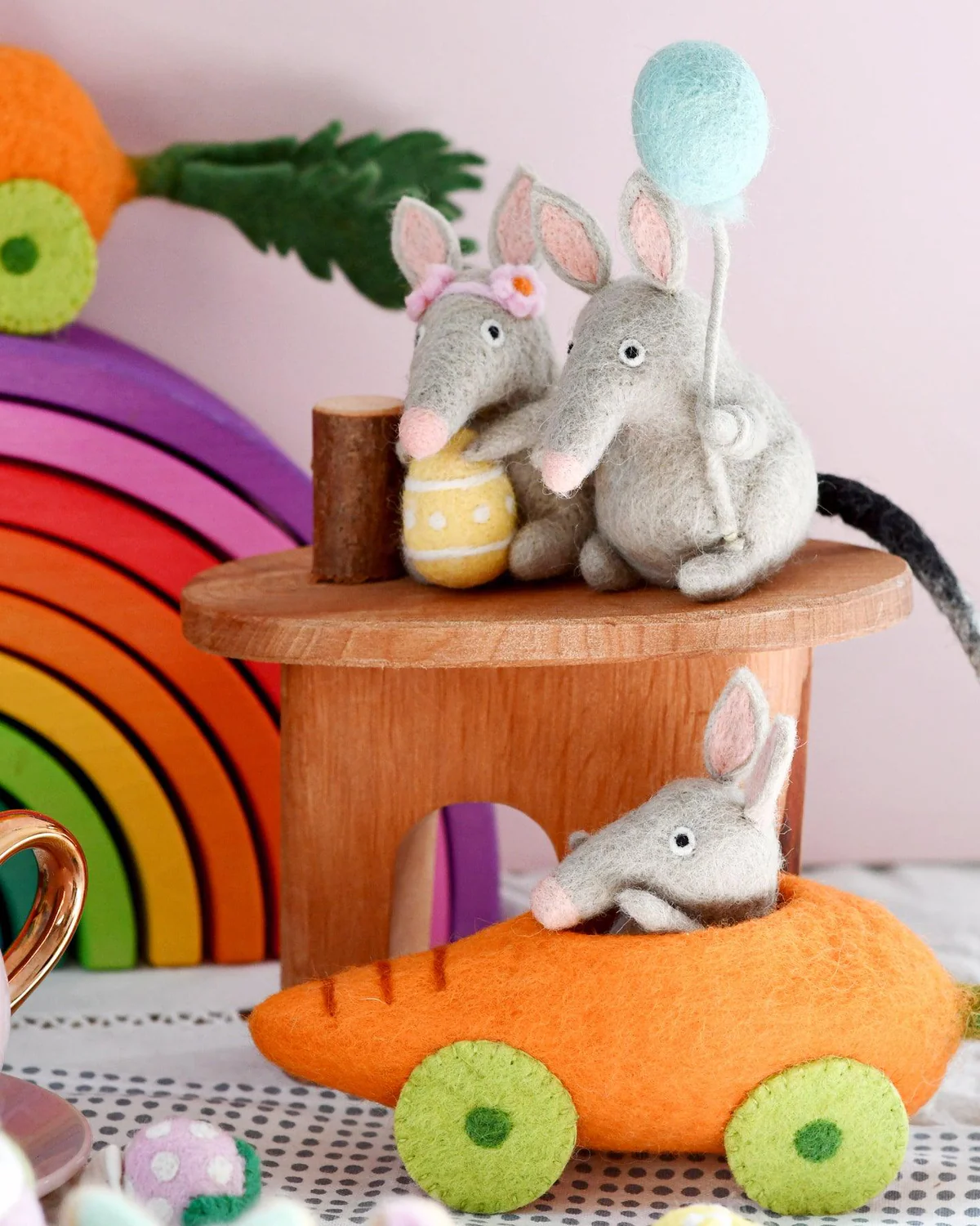 Felt Bilby With Balloon Toy