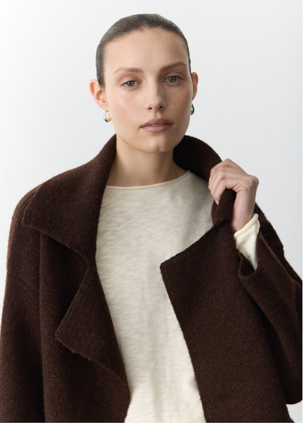 Mahalia Coat in Chocolate