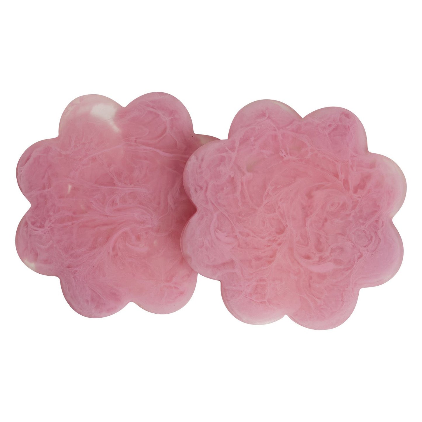 Cecilia Coasters Set of 2 - Fuchsia
