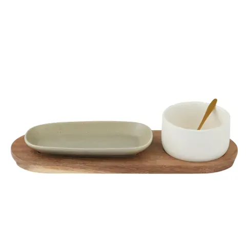 Assemble Dawn 4 Piece Serving Set - Sage