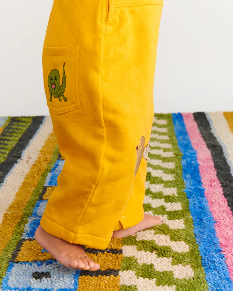 Home Among The Gum Trees Quilted Fleece Overalls