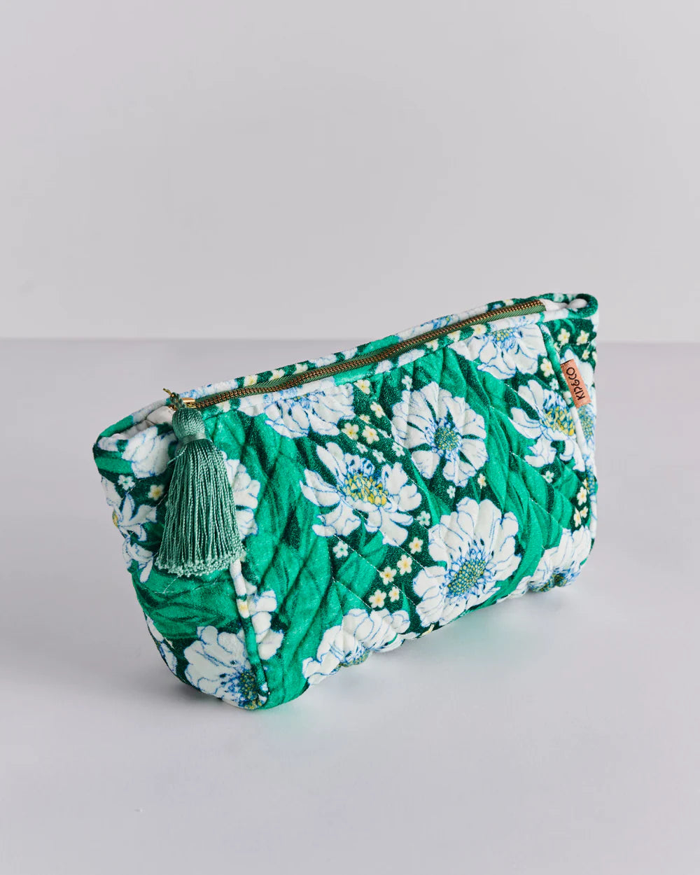 Tumbling Flowers Velvet Toiletry Bag